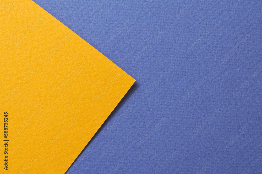 Rough kraft paper background, paper texture blue orange colors. Mockup with copy space for text Rough kraft paper background, paper texture blue orange colors. Mockup with copy space for text