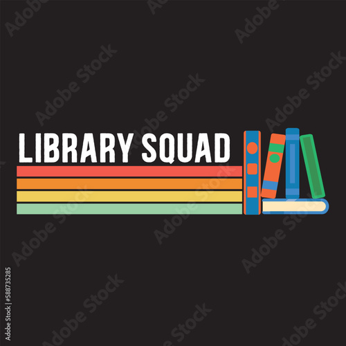 Librarian Typography T-shirt Design