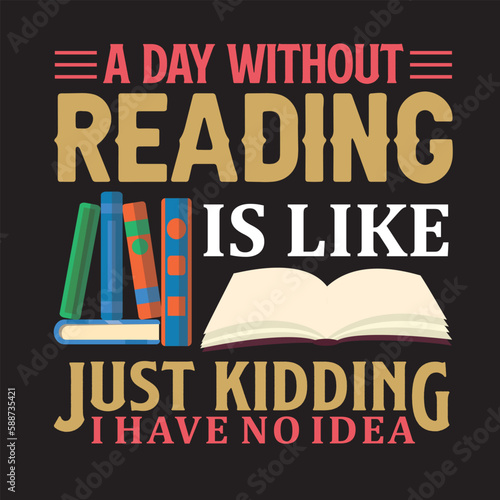 Librarian Typography T-shirt Design
