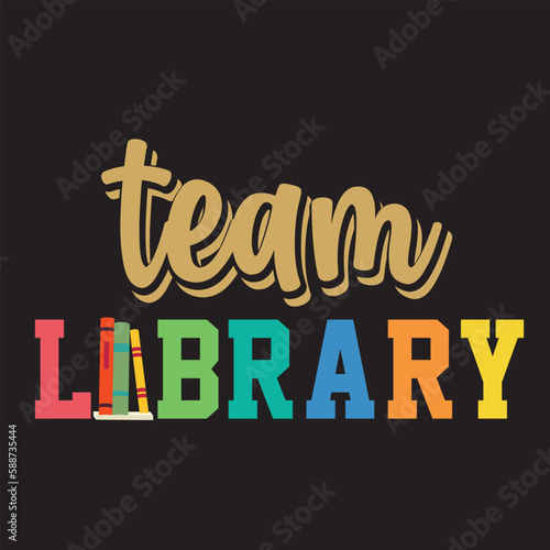 Librarian Typography T-shirt Design