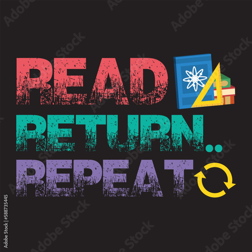 Librarian Typography T-shirt Design