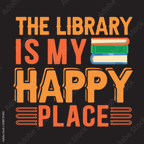 Librarian Typography T-shirt Design