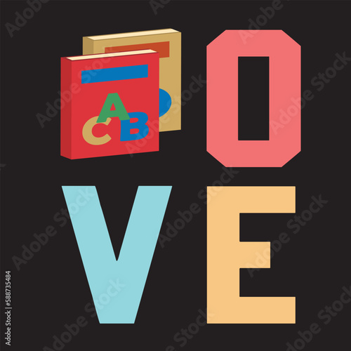 Librarian Typography T-shirt Design