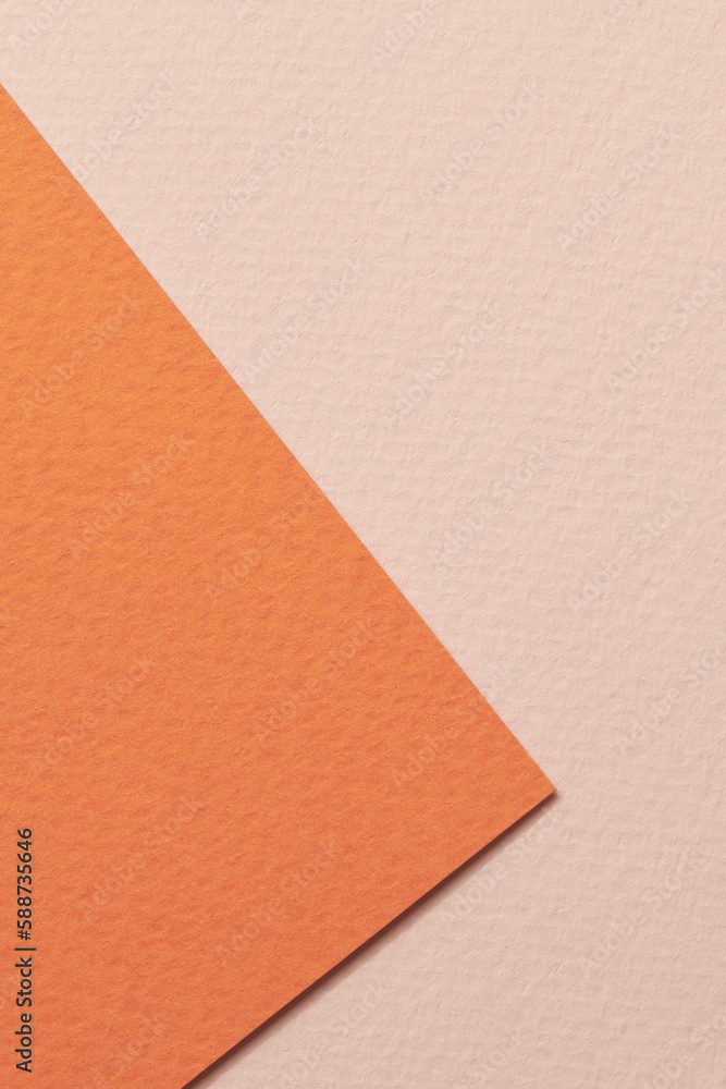 Rough kraft paper background, paper texture orange beige colors. Mockup with copy space for text Rough kraft paper background, paper texture orange beige colors. Mockup with copy space for text