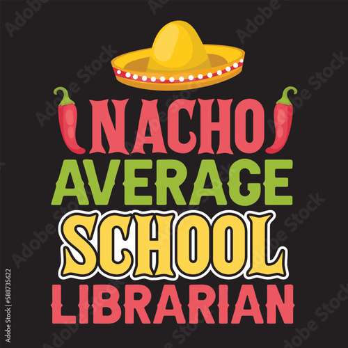 Librarian Typography T-shirt Design