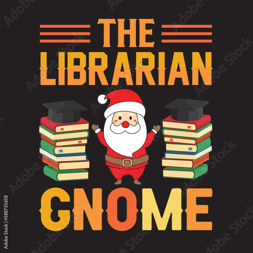 Librarian Typography T-shirt Design