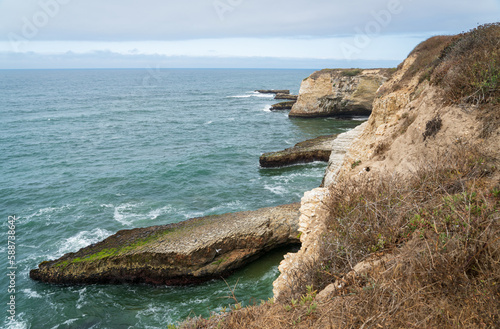 Sharktooth Cove in Santa Cruz on the Coast of California