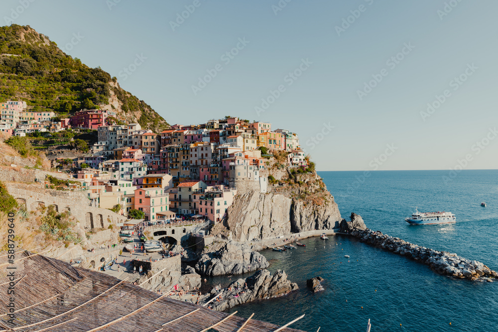 This is a picturesque small fishing village, with colorful houses lining the steep coastline, a small harbor and a beautiful beach. 