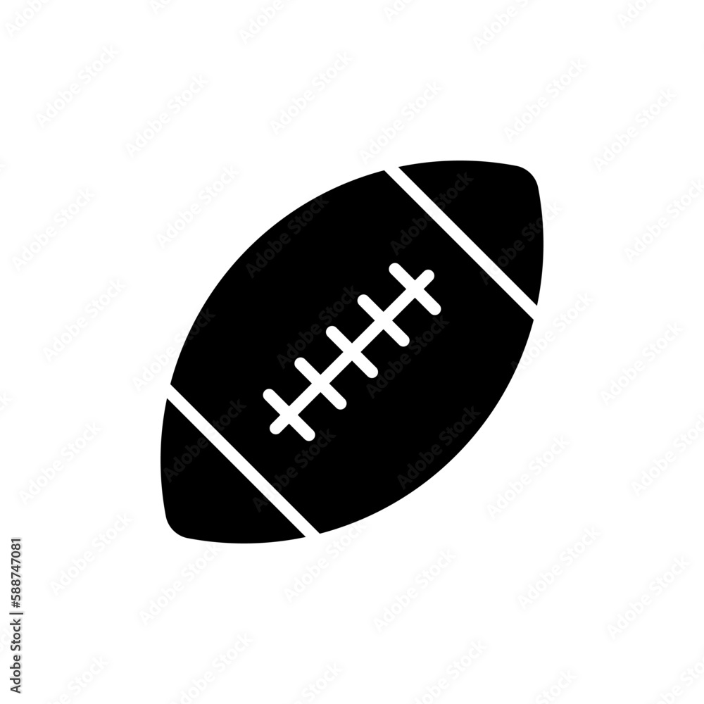 American football icon vector design templates American football icon vector design templates