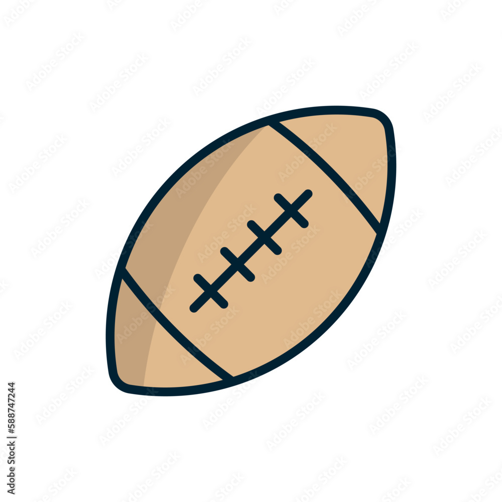 American football icon vector design templates American football icon vector design templates