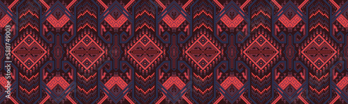 Geometric ethnic patterns.Pixel pattern. Traditional Design. Border Aztec ornament. folklore ornament for ceramics EP.36