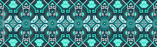 Geometric ethnic patterns.Pixel pattern. Traditional Design. Border Aztec ornament. folklore ornament for ceramics EP.37
