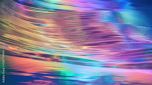 multicolored holographic background with shiny texture in pastel colors. Generative AI illustration