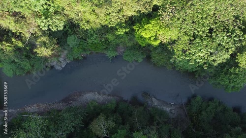 overflight over the Tirgua river in Cojedes state, Cojedes state, Venezuela photo