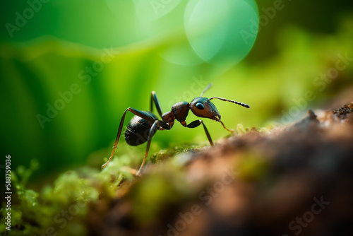 ant on a leaf © Everton