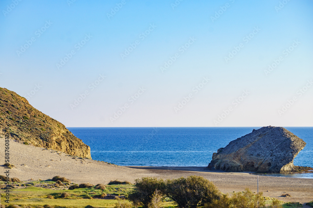 Monsul beach, Park Cabo de Gata in Spain