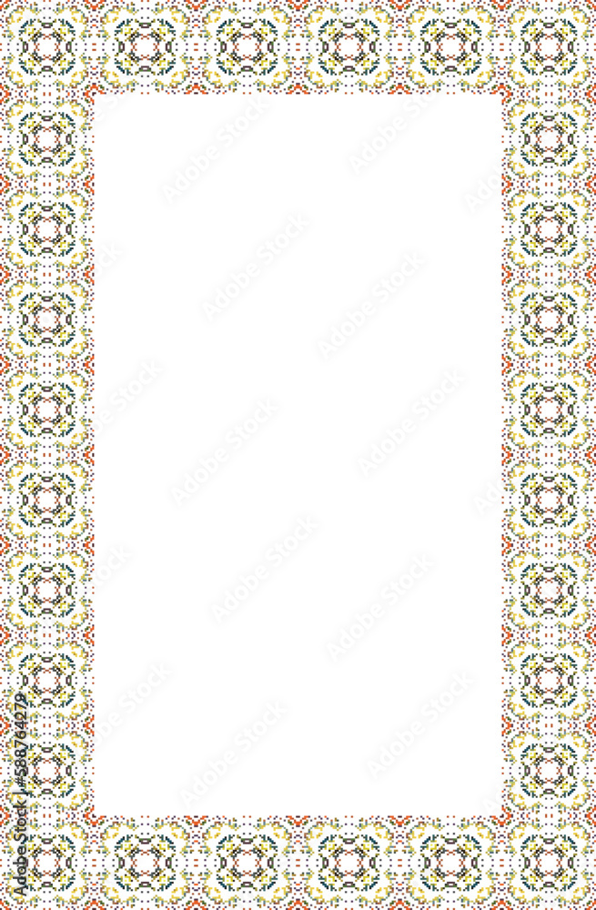 Islamic Rectangle frame geometric pattern ornament with isolated background for greeting cards , banner, poster, and invitation wedding , certificate. Islamic Rectangle frame geometric pattern ornament with isolated background for greeting cards , banner, poster, and invitation wedding , certificate.