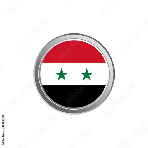 Illustration of syria flag Template