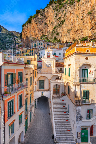 Fototapeta Naklejka Na Ścianę i Meble -  Atrani, Italy in the Amalfi Coast