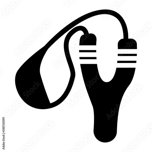 slingshot glyph icon