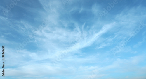 blue sky with clouds for photo background 