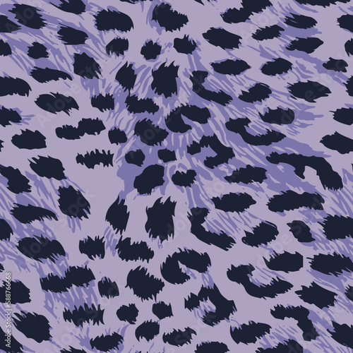 Seamless Cheetah Animal Print Pattern