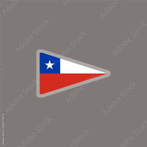 Free Download Illustration of chile flag Template - GFXLoad