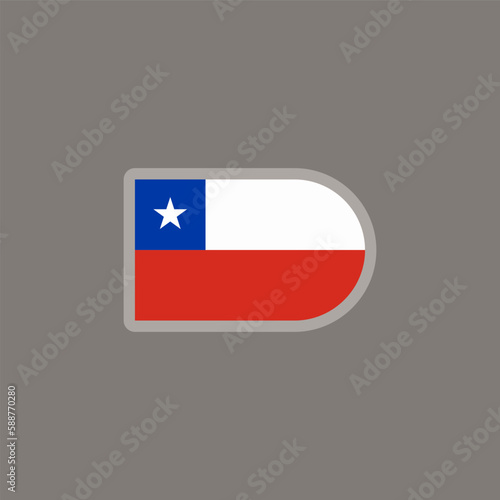 Illustration of chile flag Template Free Download Illustration of chile flag Template - GFXLoad