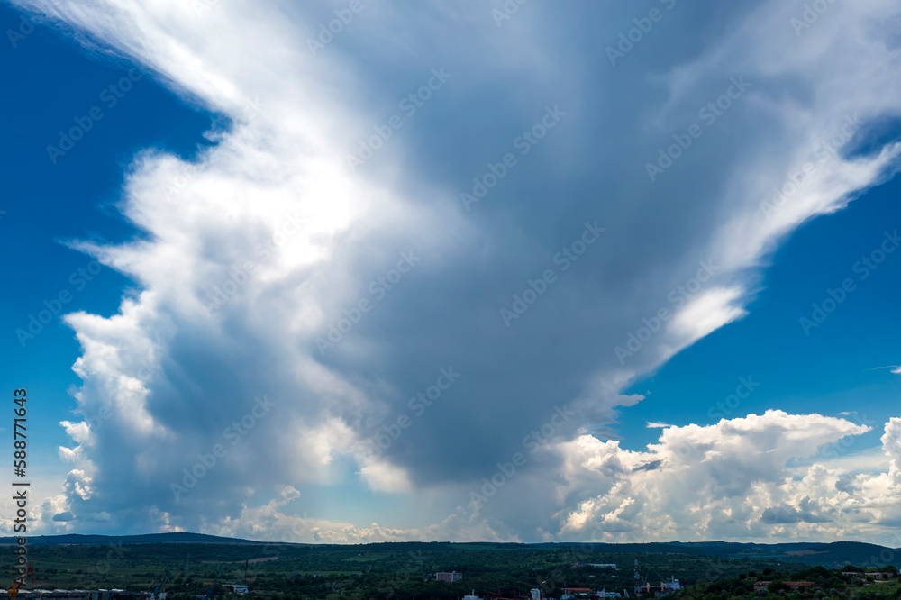 Amazing huge clouds. Scenic view Amazing huge clouds. Scenic view
