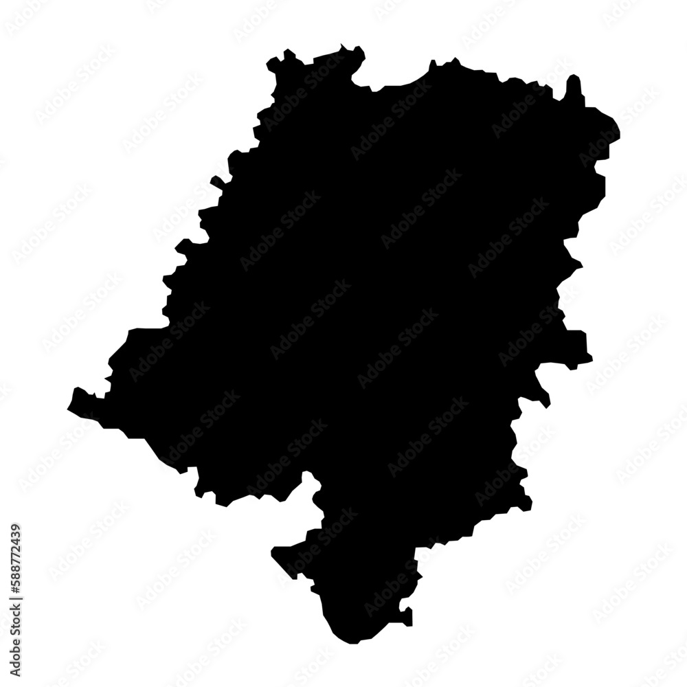 Opole Voivodeship map, province of Poland. Vector illustration.