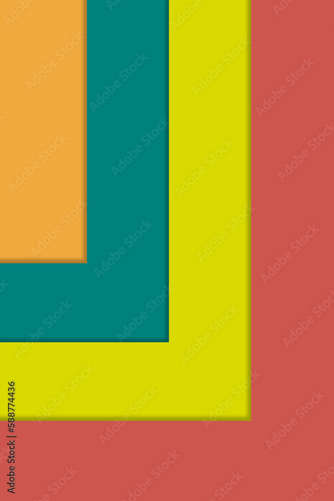 Fototapeta premium abstract colorful smooth lines background for your message. business brochure, template, window design