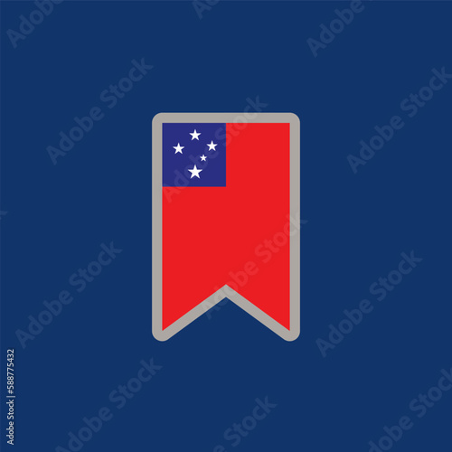 Free Download Illustration of samoa flag Template - GFXLoad
