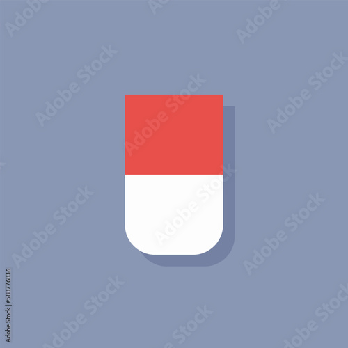 Free Download Illustration of Monaco flag Template - GFXLoad
