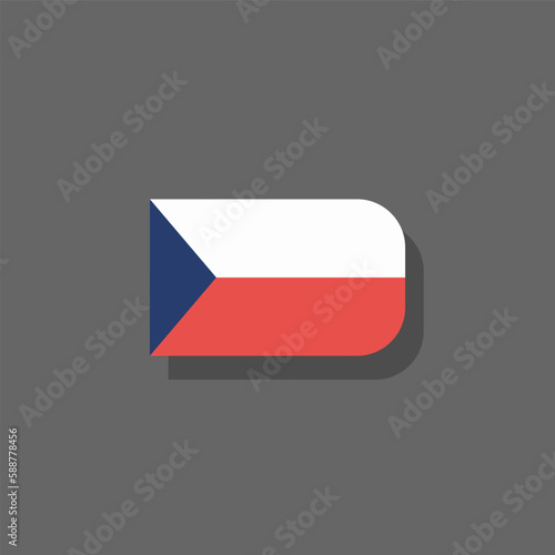 Free Download Illustration of czech republic flag Template - GFXLoad