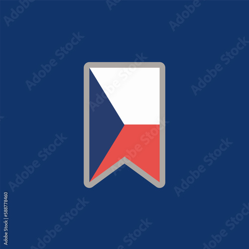 Free Download Illustration of czech republic flag Template - GFXLoad