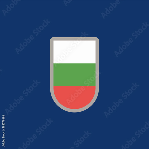 Illustration of bulgaria flag Template Free Download Illustration of bulgaria flag Template - GFXLoad