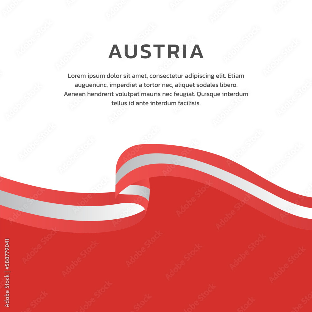 Illustration of austria flag Template Illustration of austria flag Template
