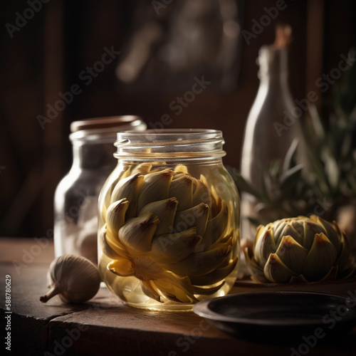 jar of honey and nuts