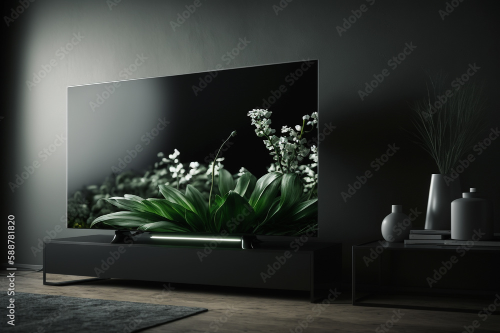 Tv in the room on the furniture, Led Tv. Television, sometimes also ...