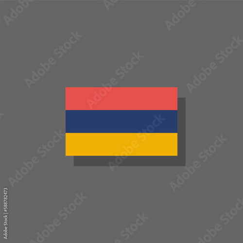 Free Download Illustration of armenia flag Template - GFXLoad