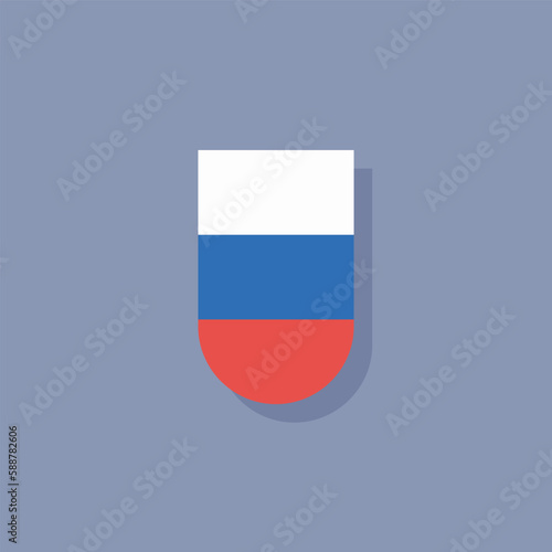 Free Download Illustration of russia flag Template - GFXLoad