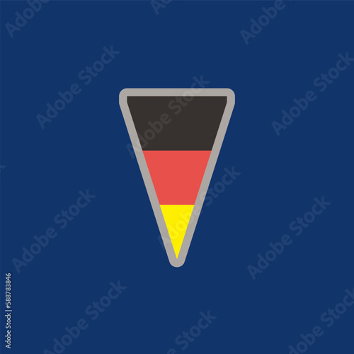 Free Download Illustration of germany flag Template - GFXLoad