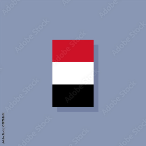 Free Download Illustration of yemen flag Template - GFXLoad