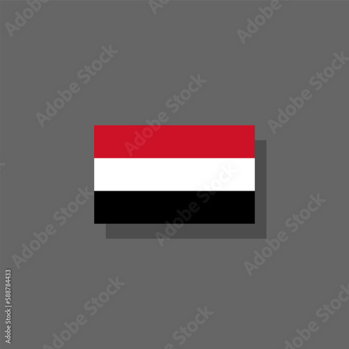 Free Download Illustration of yemen flag Template - GFXLoad