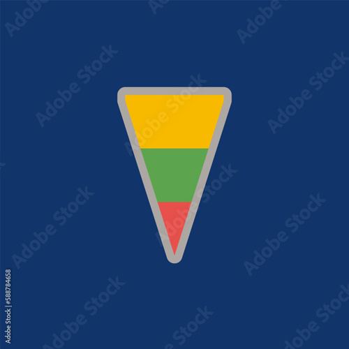 Free Download Illustration of lithuania flag Template - GFXLoad
