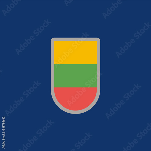 Illustration of lithuania flag Template Free Download Illustration of lithuania flag Template - GFXLoad