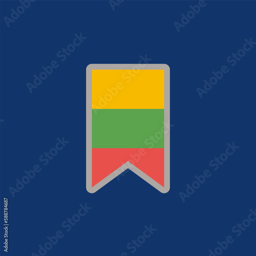 Illustration of lithuania flag Template Free Download Illustration of lithuania flag Template - GFXLoad
