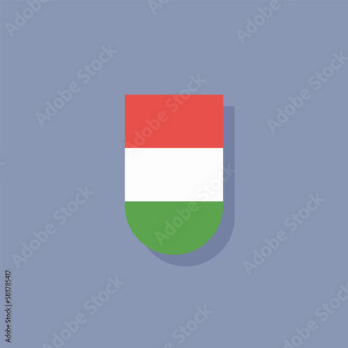Illustration of hungary flag Template Free Download Illustration of hungary flag Template - GFXLoad