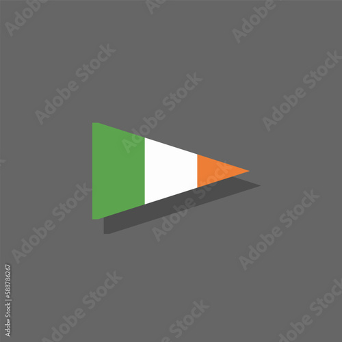 Free Download Illustration of ireland flag Template - GFXLoad