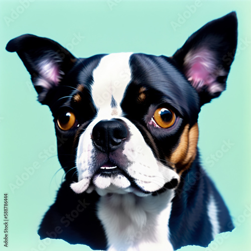 hyperrealistic digital art of cute pet dogs © wkrmbm